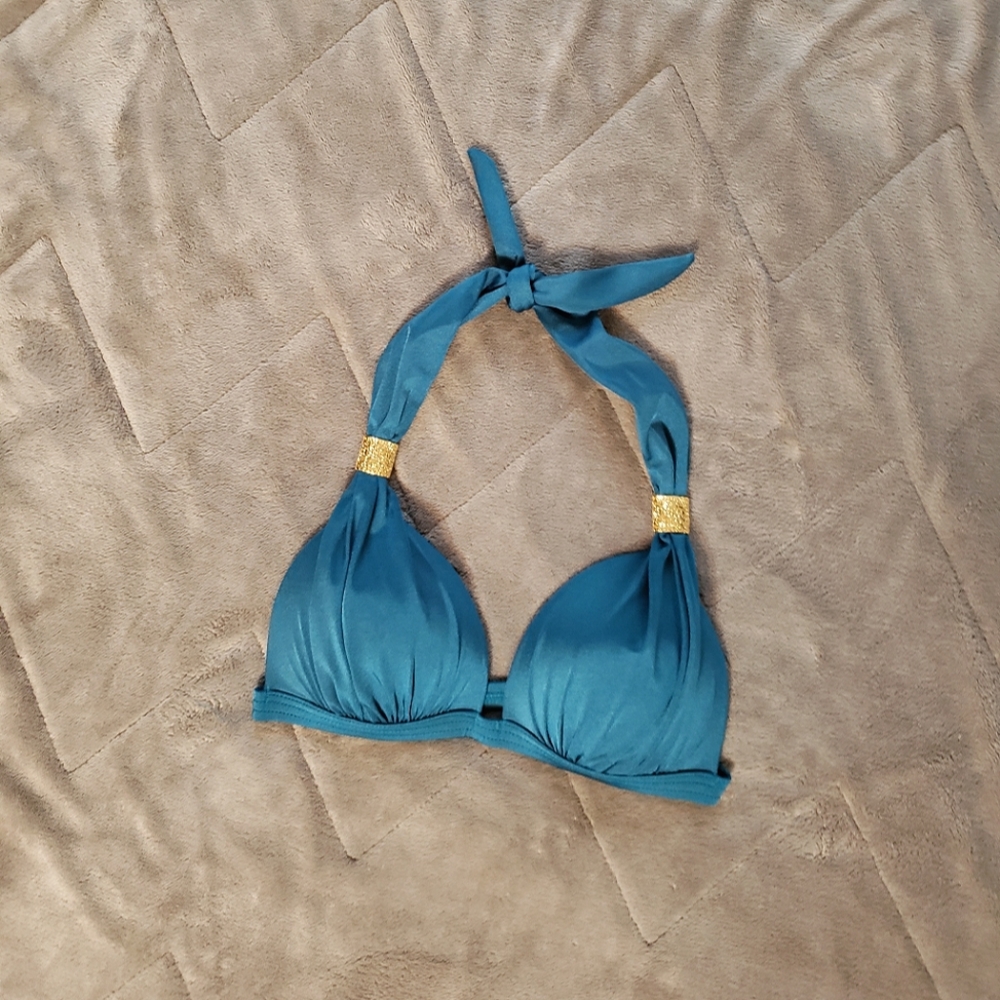 VENUS GODDESS ENHANCER PUSH UP BIKINI TOP SIZE C TEAL